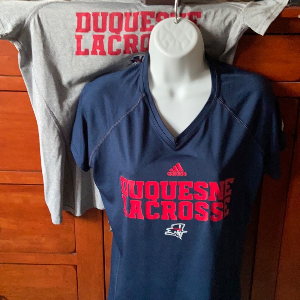 Adidas Shirts. Duquesne Lacrosse.